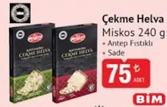 MİSKOS ÇEKME HELVA 240 G